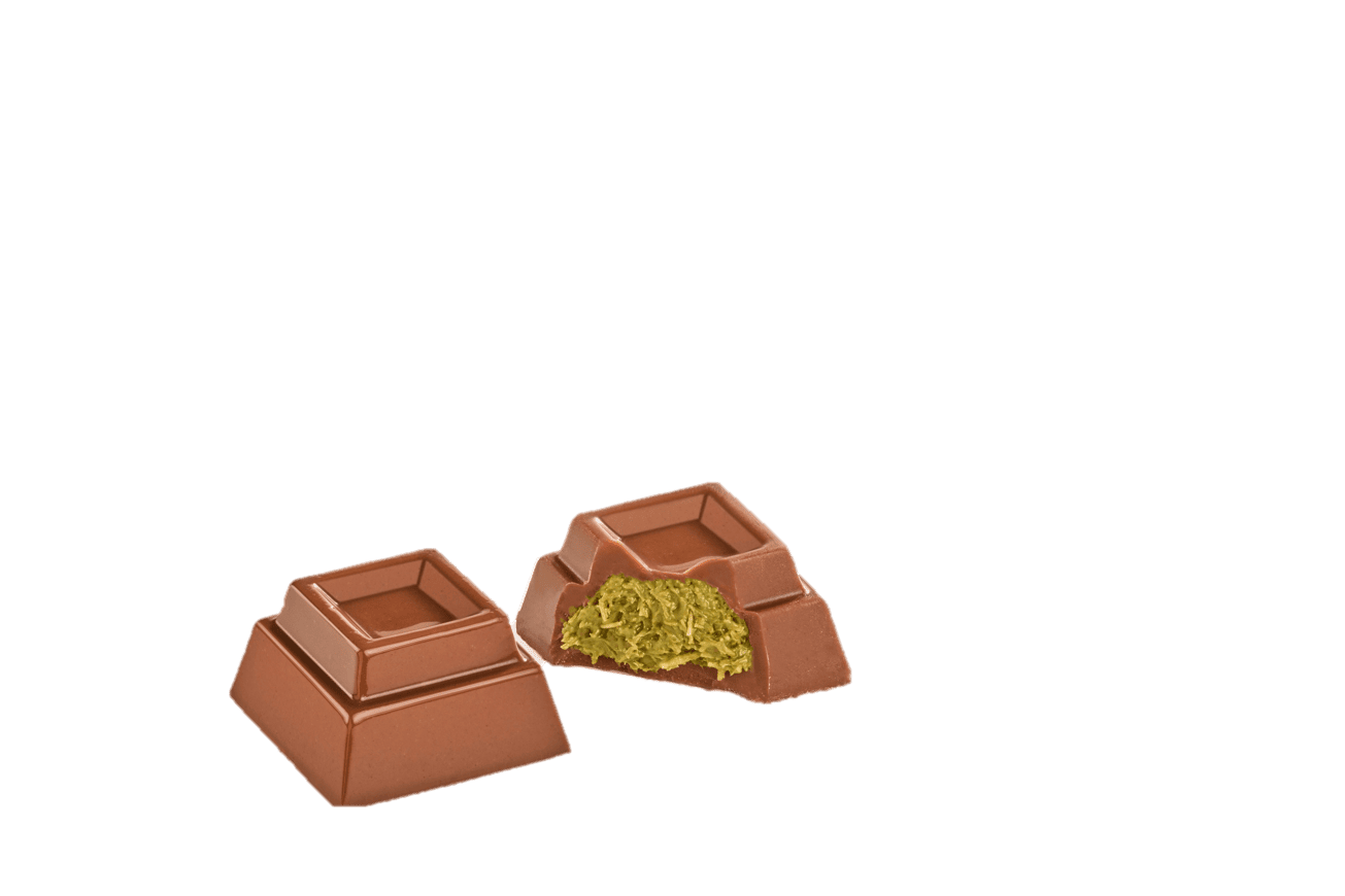 Chocolate Konafa Pistachio Bites